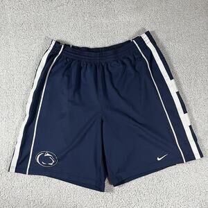 Penn State Shorts Mens L Nike Blue Team Issued Basketball Vintage Lions